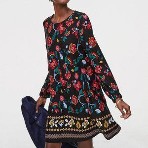 Large Petite Floral Swing Dress